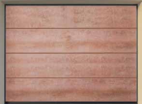 FLUSH: Sans rainures: - Rus ted: Rouillé