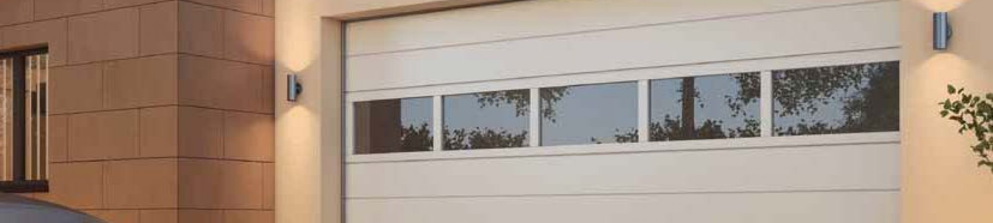 Portes sectionnelles vitrées